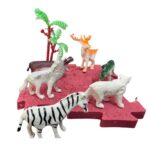Brinquedo Animal World de Plástico 10pcs MT-1874 Tok Kids