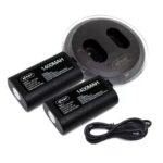 Base Carregador Dock 2 Baterias Controle X-One Kp-5128a Knup