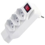 Plug Adaptador de Tomadas com 4 Entradas SL6012 Luatek