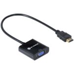 Cabo Adaptador HDMI Macho p/ VGA Femea 25cm Vinik