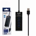Hub USB 3.0 4 Portas Para Computador 5GBPS MO-FR-HB4 Átomo