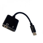 ADAPTADOR DE ÁUDIO SPLITTER 2 EM 1 TIPO C XT25