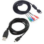 Kit Cabo Carregamento Controle e Cabo Áudio e Vídeo PS3
