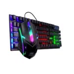 Teclado e Mouse PC Gamer Iluminado com Led RGB KP-TE115 Knup