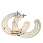 Brinco Argola Folheado Elegante