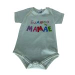 Boddy Bebê Personalizado Eu Amo a Mamãe