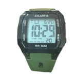Relógio de Pulso Masculino Esportivo com Led Atlantis