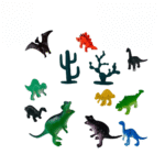 Brinquedo Boneco Dinossauros Plástico 12 Peças TK-1499
