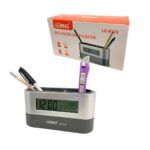 Relógio Despertador de Mesa com Porta Objetos LE-8123 Lelong