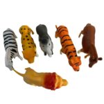Kit Animais Selvagens de Borracha 6 Peças 147-3 Jiong Xing