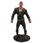 Boneco Estatueta Colecionável Adão Negro Resina 19cm