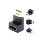 Conector HDMI Macho x HDMI Fêmea em L 90 Graus ADAP0045 NWT