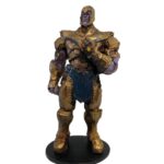 Boneco Estatueta Marvel´s Thanos  Resina 19cm