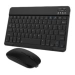 Kit Teclado e Mouse Sem Fio Bluetooth Preto TCD-03 A'Gold